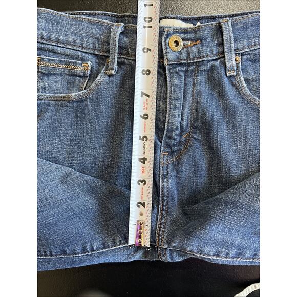 Levis Jeans Womens 8 Blue 515 Bootcut Stretch Denim 30" Inseam Embroidered - Picture 15 of 16